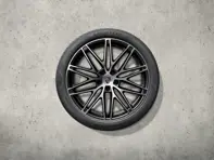 RS Spyder 22" Design-Sommerradsatz, schwarz hochglanz. Porsche Macan-e - 95C044660H